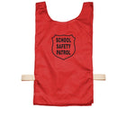 Youth Nylon Pinnie (Red) w/ Safety Patrol Emblem