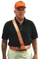 Fluorescent Orange Reflective Belt - Single Strap