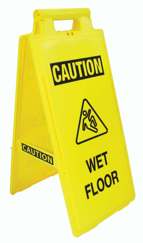 Fold-Up Sign - Caution, Wet Floor