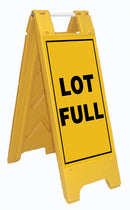 Minicade Fold-Up Sign - Lot Full