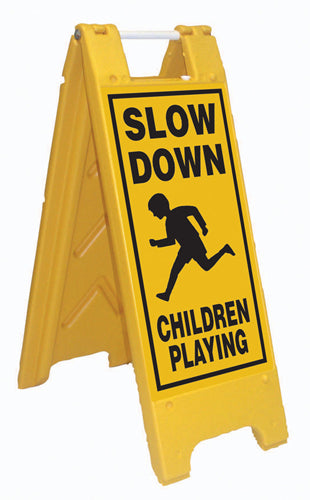 Minicade Fold-Up Sign - Slow Down