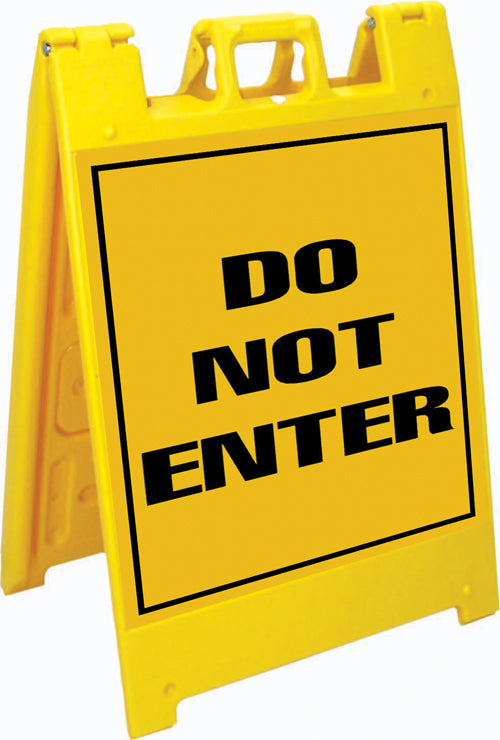 Squarecade™ 36 Fold-Up Sign - Do Not Enter