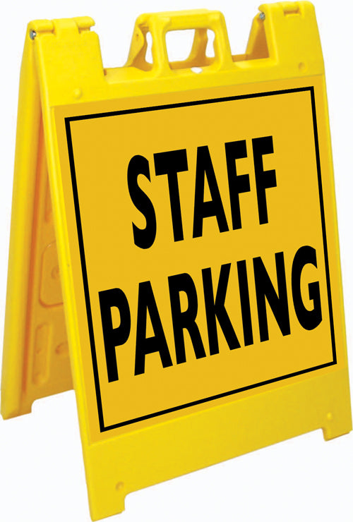 Squarecade™ 36 Fold-Up Sign - Staff Parking