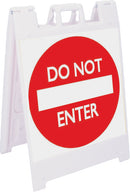 Squarecade™ 36 Fold-Up Sign - Do Not Enter (Red/White)