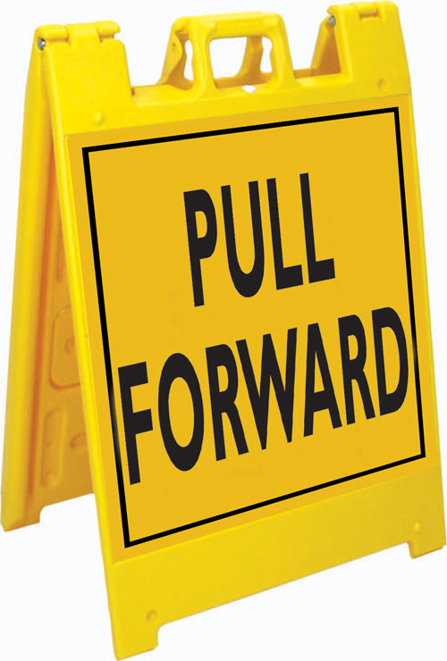 Squarecade™ 36 Fold-Up Sign - Pull Forward | Item # SS244D