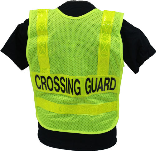 Lime Crossing Guard Vest - X-Large