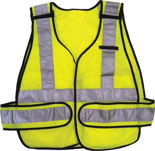 ANSI 5-Point Breakaway Safety Vest - Lime Green