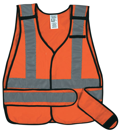 ANSI 5-Point Breakaway Safety Vest - Orange