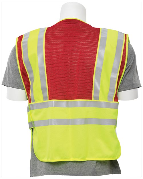5-Point Breakaway Public Safety Vest (Class 2)(Red) 2X/5X