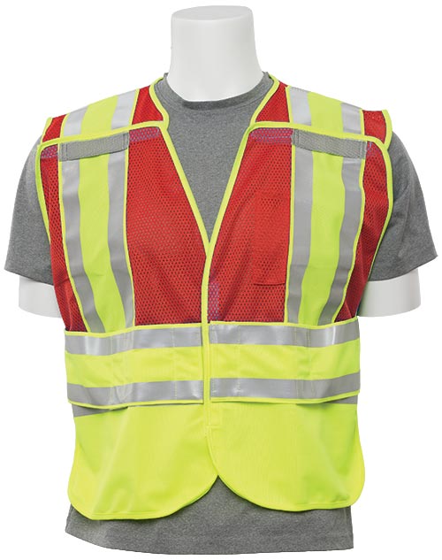 5-Point Breakaway Public Safety Vest (Class 2)(Red) 2X/5X