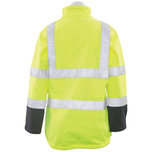 Women's Fitted Soft Shell Jacket (Class 2)(Lime)