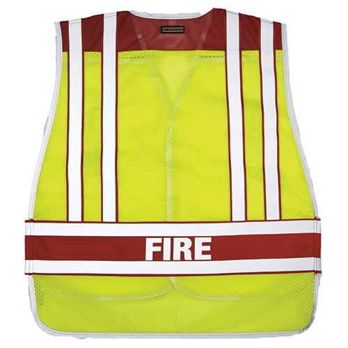 Public Safety Vest - Fire (Lime/Red) M/XL