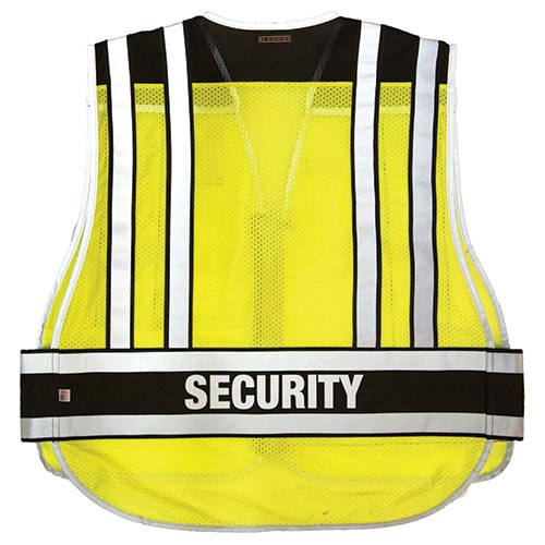 Public Safety Vest - Security (Lime/Black) M/XL