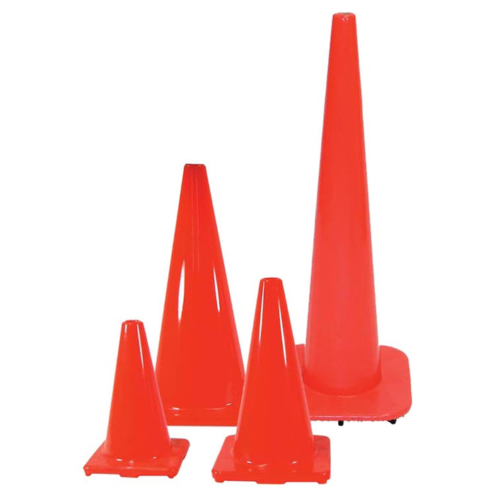 JBC 18 Inch Orange 3lb Revolution Wide Body Traffic Cone Full Pallet