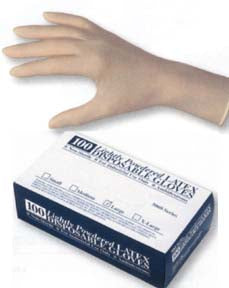 Latex Sensi-Grip Exam Gloves - Medium (Box of 100)